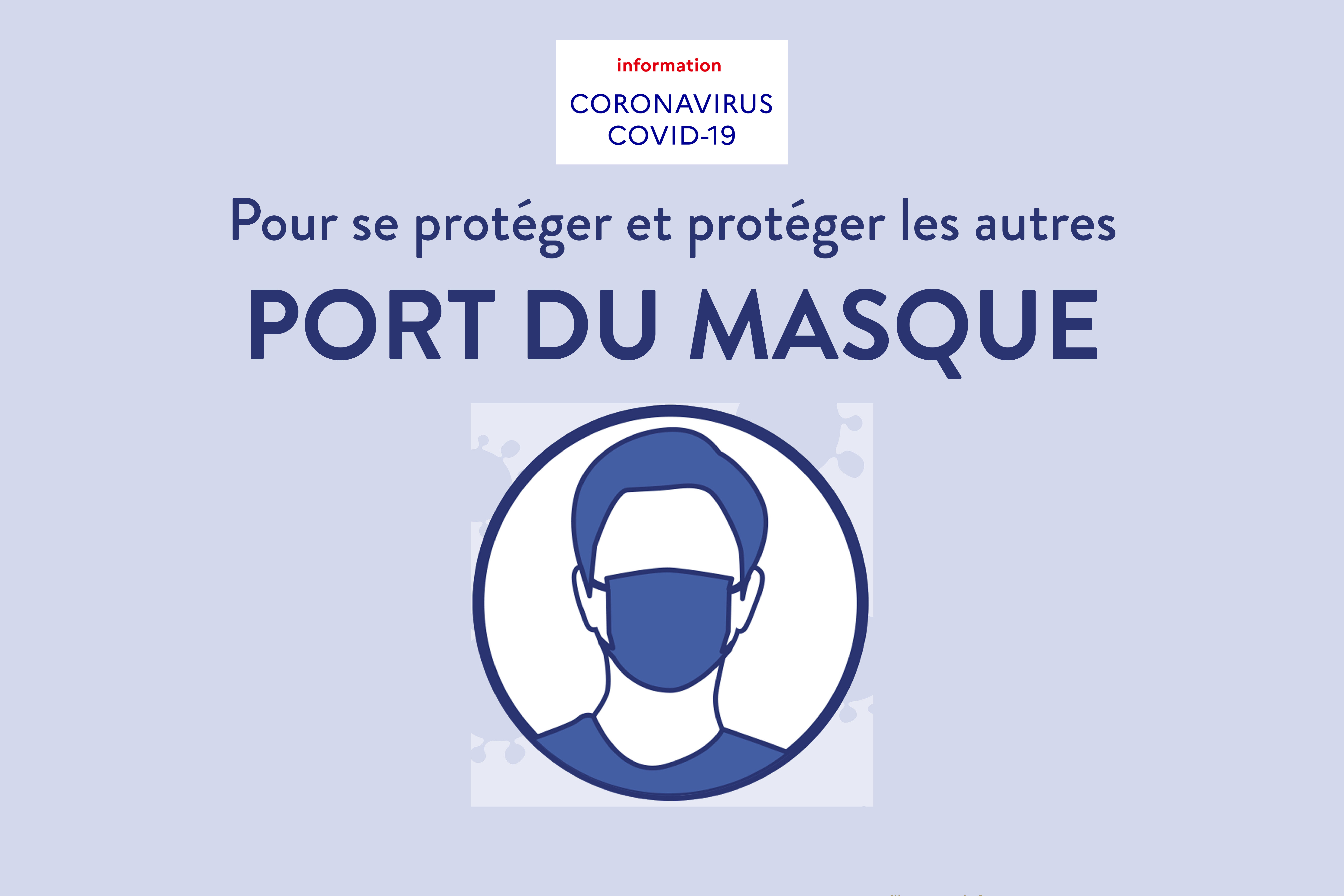 COVID 19 Port du masque obligatoire dans les bâtiments communaux et